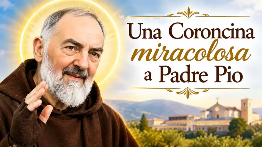 una coroncina a padre pio miracolosa