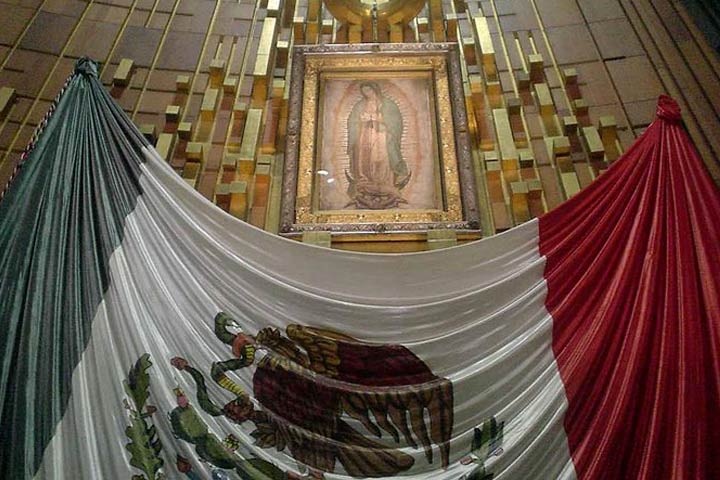 L'immagine della Madonna di Guadalupe