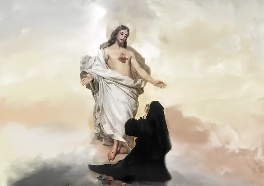 al sacro cuore di gesù di santa margherita maria alacoque