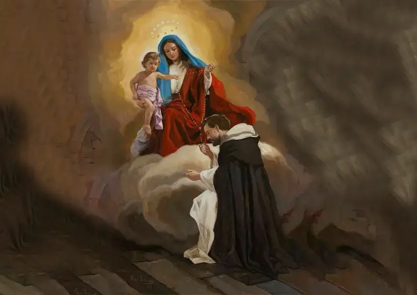 San Domenico ha inventato il Rosario