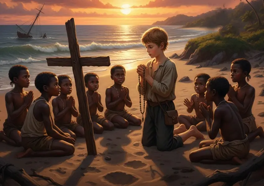 il piccolo naufrago e il potere del rosario