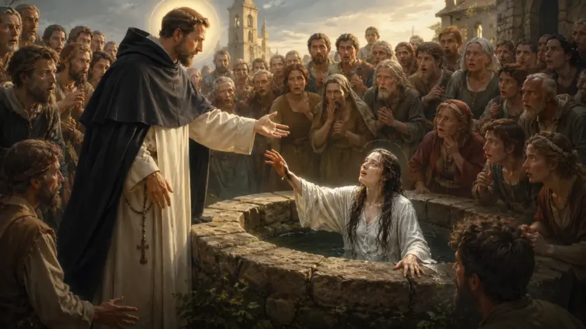 Rosario e anime del Purgatorio